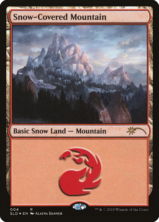 Snow-Covered Mountain (004) [Secret Lair Drop Series] | Shuffle n Cut Hobbies & Games