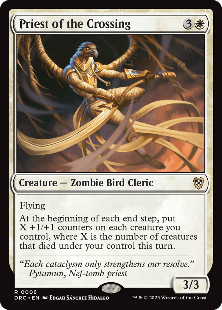 Priest of the Crossing [Aetherdrift Commander] | Shuffle n Cut Hobbies & Games