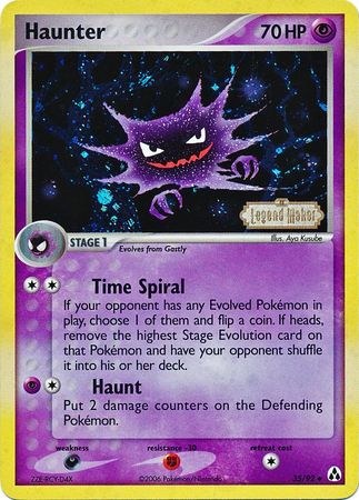 Haunter (35/92) (Stamped) [EX: Legend Maker] | Shuffle n Cut Hobbies & Games
