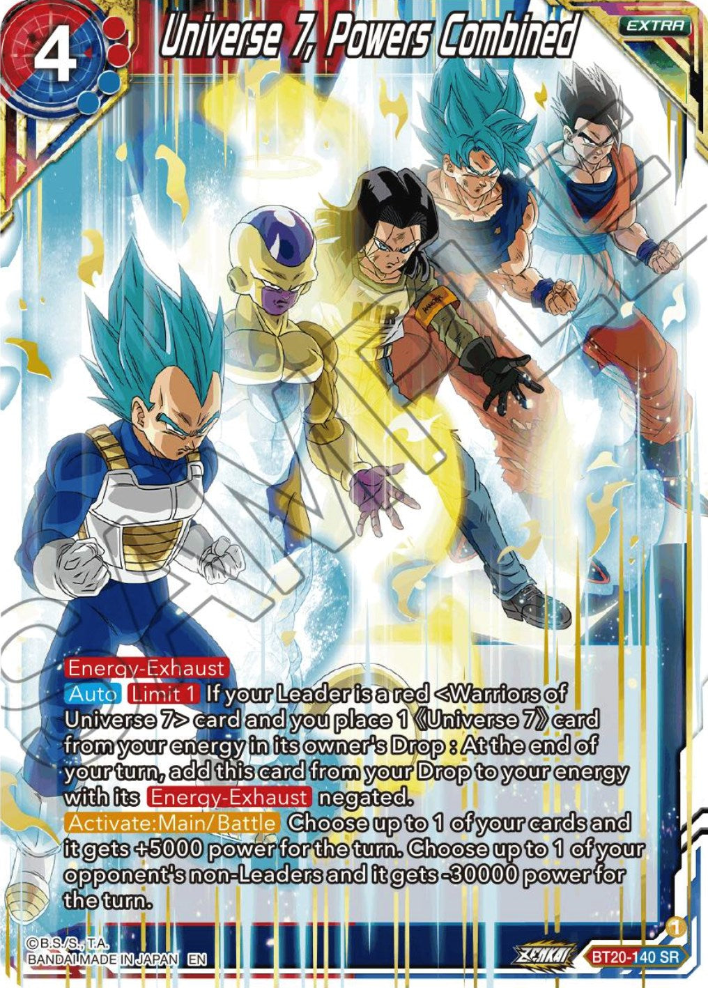 Universe 7, Powers Combined (BT20-140) [Power Absorbed] | Shuffle n Cut Hobbies & Games