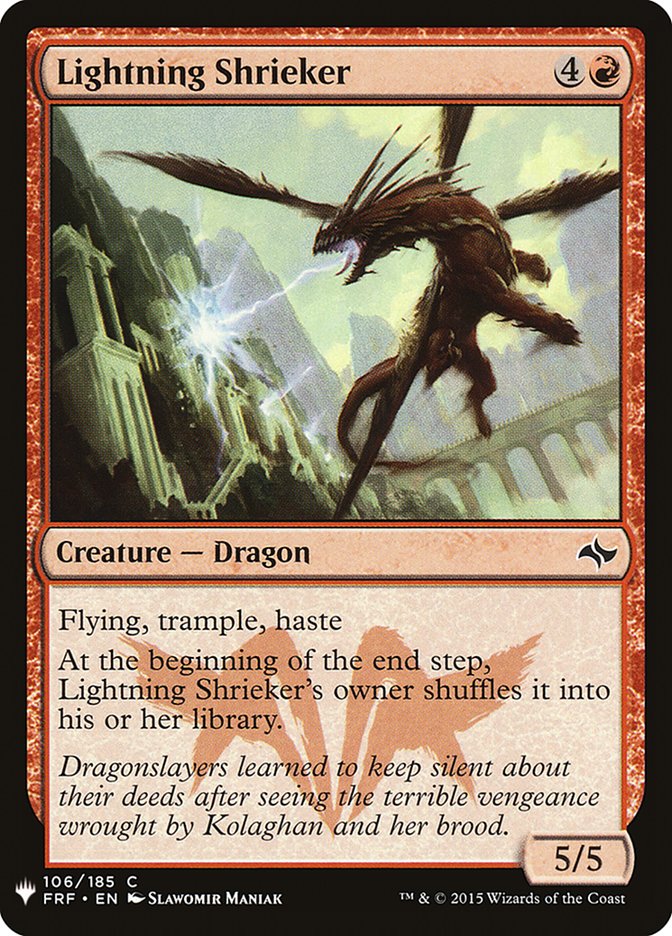 Lightning Shrieker [Mystery Booster] | Shuffle n Cut Hobbies & Games