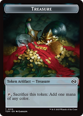 Spirit // Treasure Double-Sided Token [Tarkir: Dragonstorm Commander Tokens] | Shuffle n Cut Hobbies & Games