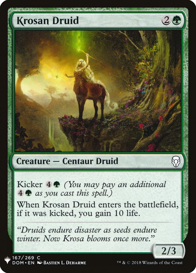 Krosan Druid [Mystery Booster] | Shuffle n Cut Hobbies & Games