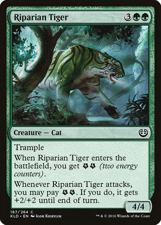 Riparian Tiger [Kaladesh] | Shuffle n Cut Hobbies & Games