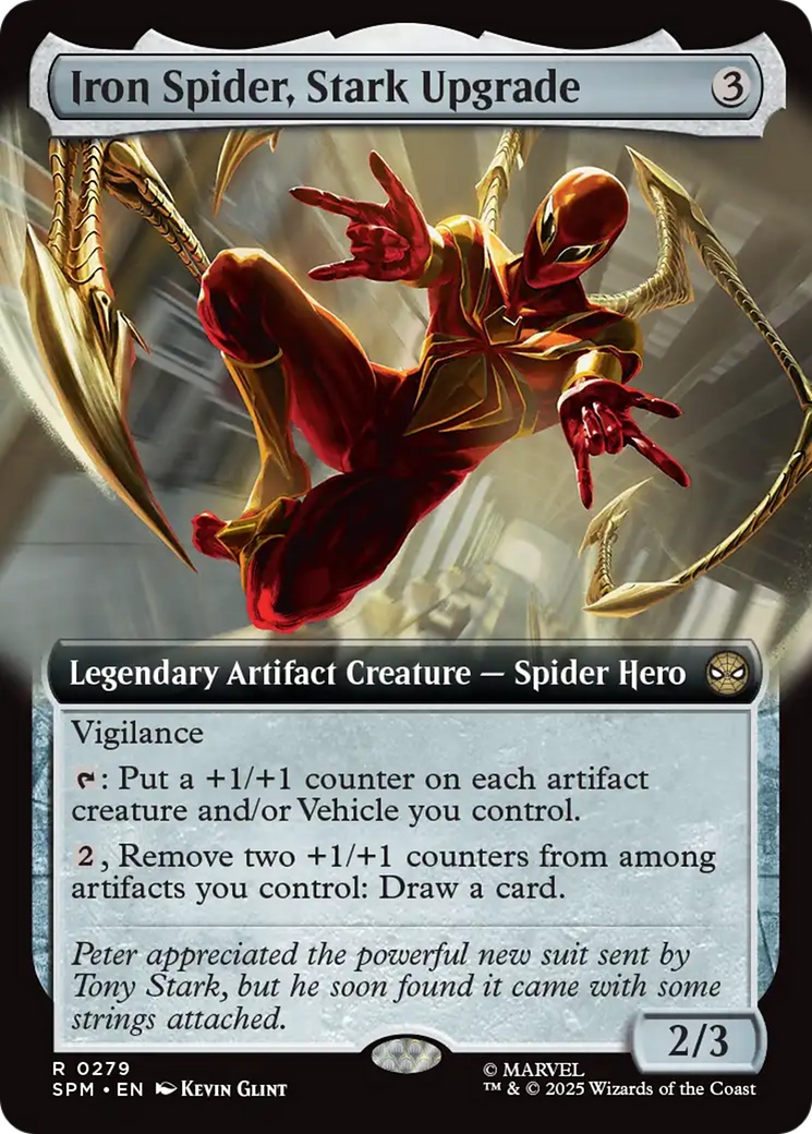 Iron Spider, Stark Upgrade (Extended Art) [Marvel's Spider-Man] | Shuffle n Cut Hobbies & Games