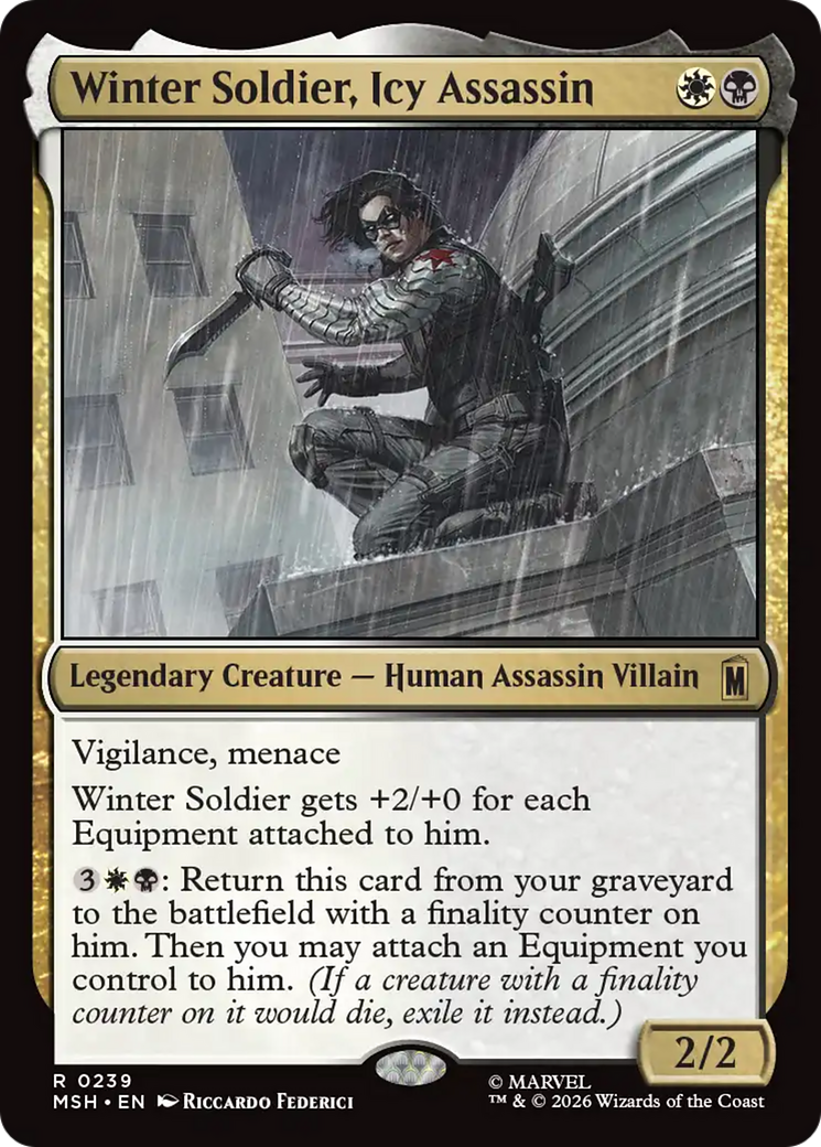 Winter Soldier, Icy Assassin [Marvel Super Heroes] | Shuffle n Cut Hobbies & Games