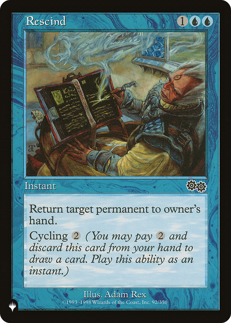 Rescind [The List] | Shuffle n Cut Hobbies & Games