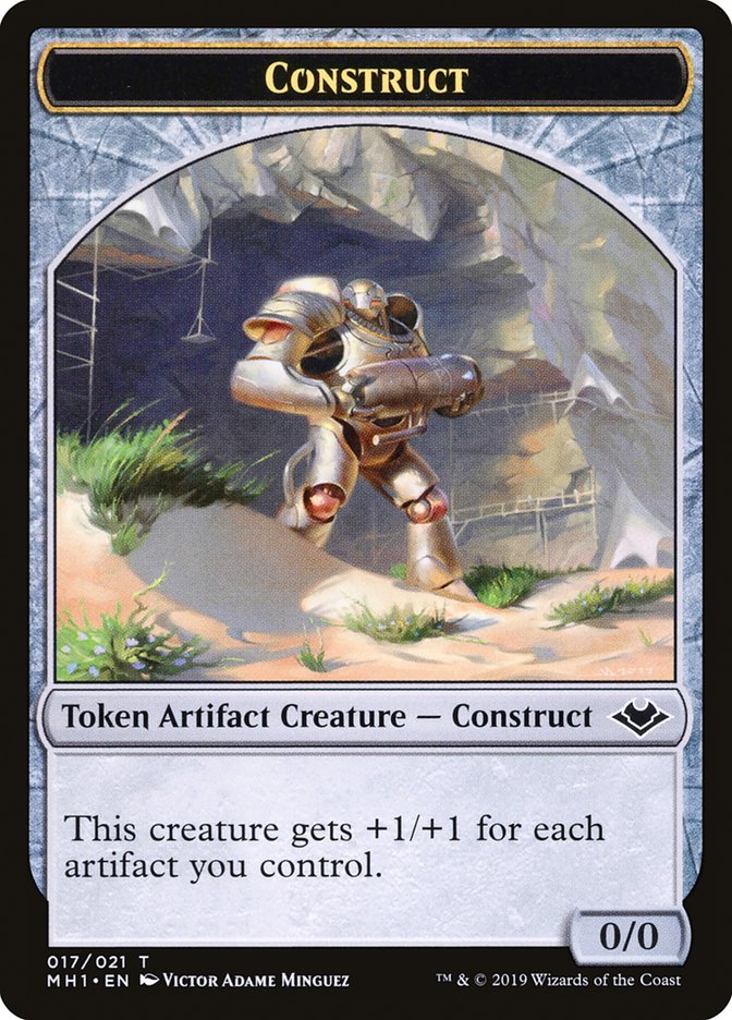 Shapeshifter (001) // Construct (017) Double-Sided Token [Modern Horizons Tokens] | Shuffle n Cut Hobbies & Games
