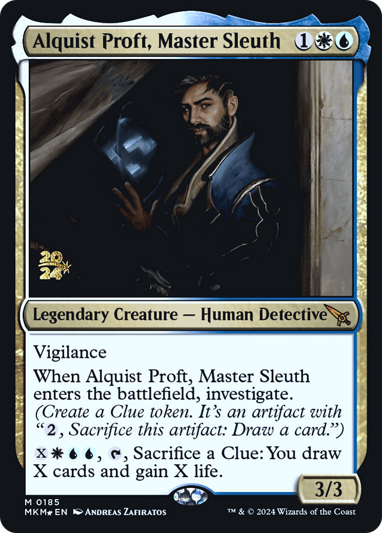 Alquist Proft, Master Sleuth [Murders at Karlov Manor Prerelease Promos] | Shuffle n Cut Hobbies & Games