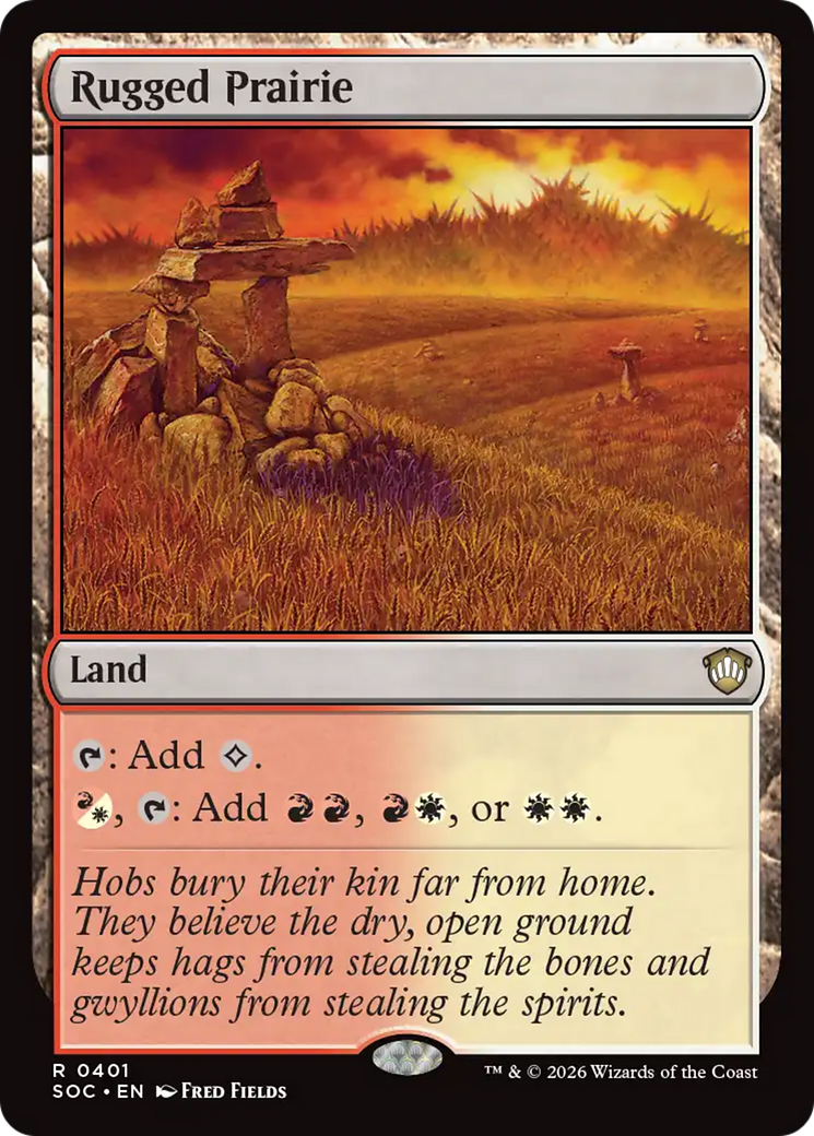 Rugged Prairie [Secrets of Strixhaven Commander] | Shuffle n Cut Hobbies & Games
