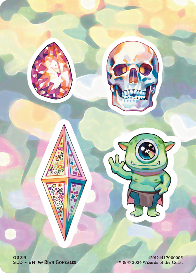 Sticker Sheet (0339) [Secret Lair Drop Series] | Shuffle n Cut Hobbies & Games