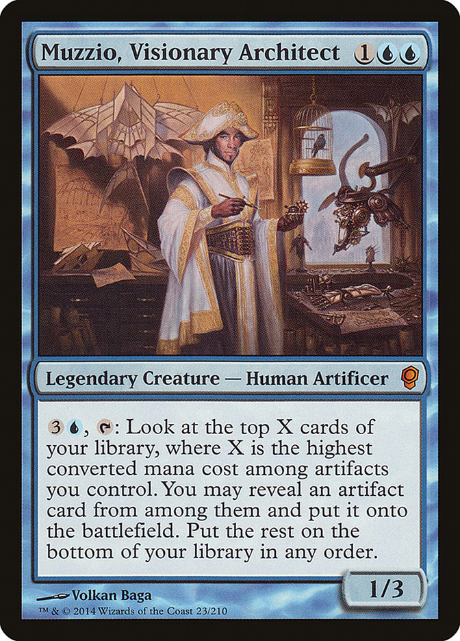 Muzzio, Visionary Architect [Conspiracy] | Shuffle n Cut Hobbies & Games