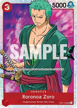 Roronoa Zoro [Romance Dawn] | Shuffle n Cut Hobbies & Games