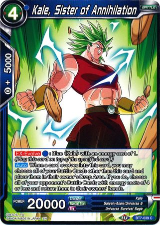 Kale, Sister of Annihilation (BT7-039) [Assault of the Saiyans] | Shuffle n Cut Hobbies & Games