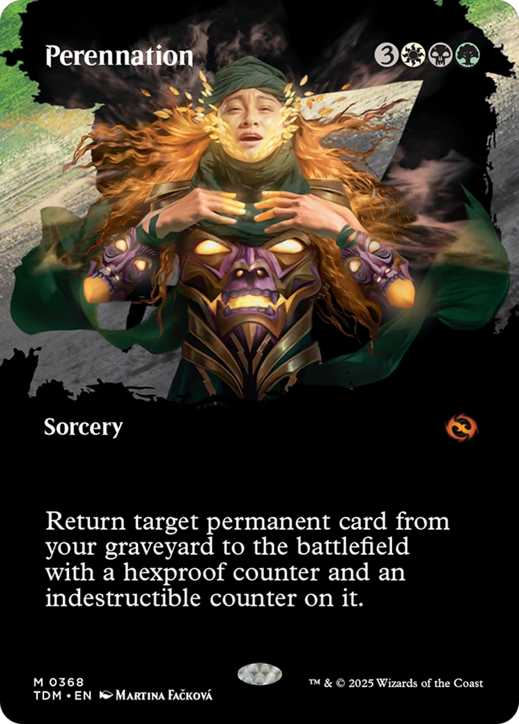 Perennation (Borderless) [Tarkir: Dragonstorm] | Shuffle n Cut Hobbies & Games