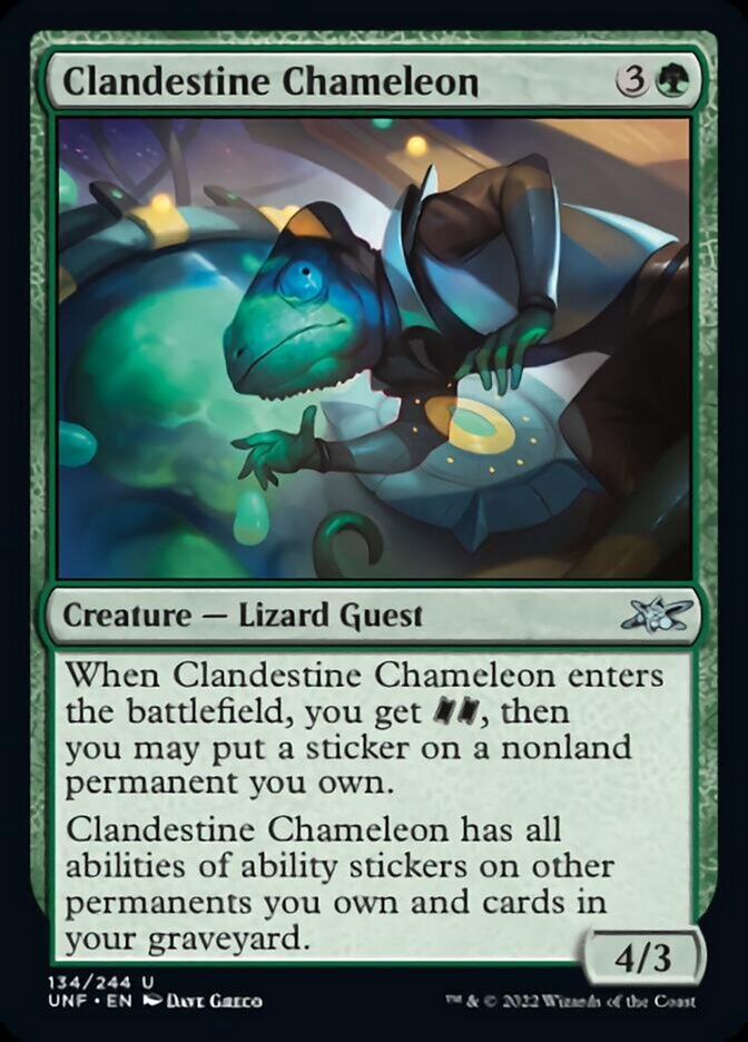 Clandestine Chameleon [Unfinity] | Shuffle n Cut Hobbies & Games