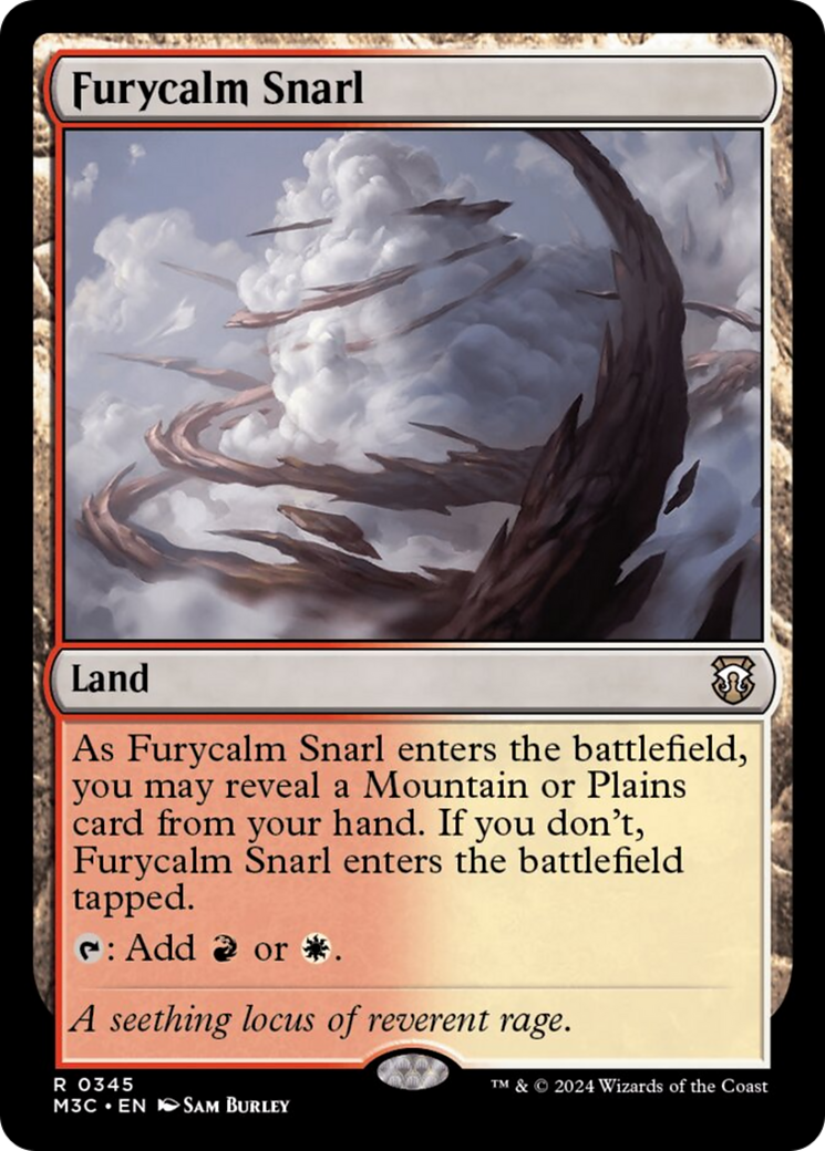 Furycalm Snarl (Ripple Foil) [Modern Horizons 3 Commander] | Shuffle n Cut Hobbies & Games