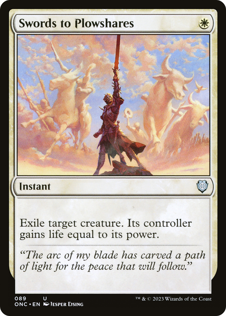 Swords to Plowshares [Phyrexia: All Will Be One Commander] | Shuffle n Cut Hobbies & Games