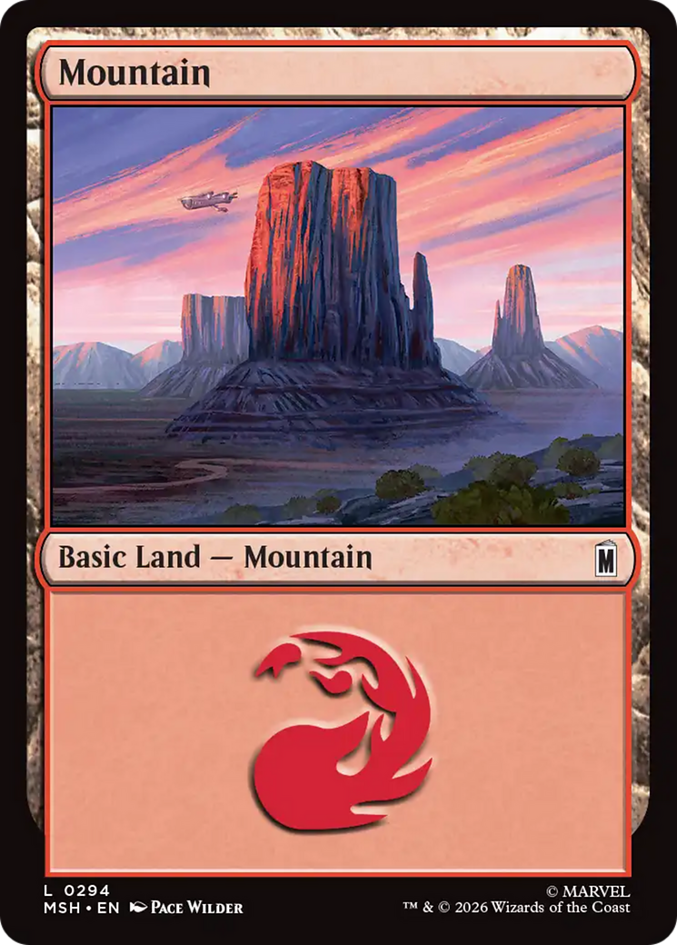 Mountain (0294) [Marvel Super Heroes] | Shuffle n Cut Hobbies & Games