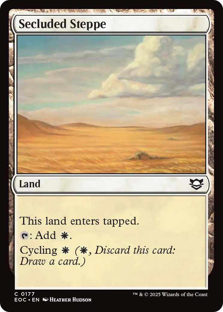 Secluded Steppe [Edge of Eternities Commander] | Shuffle n Cut Hobbies & Games