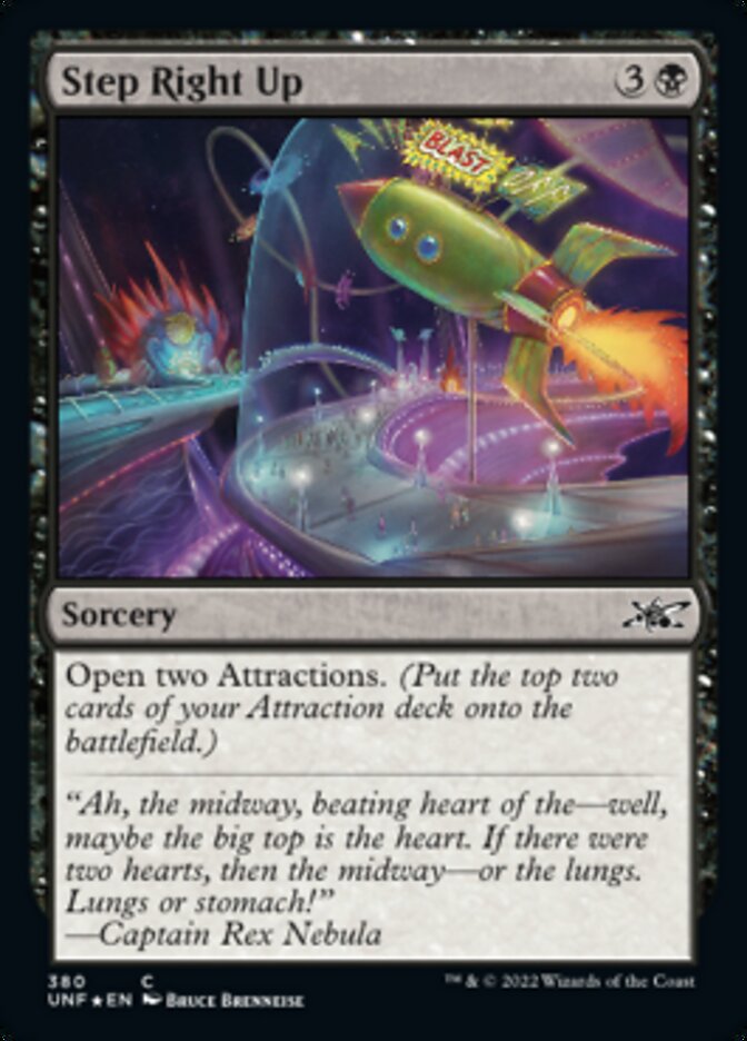 Step Right Up (Galaxy Foil) [Unfinity] | Shuffle n Cut Hobbies & Games