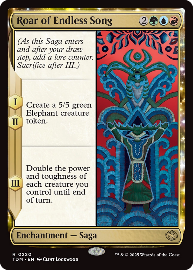 Roar of Endless Song [Tarkir: Dragonstorm] | Shuffle n Cut Hobbies & Games
