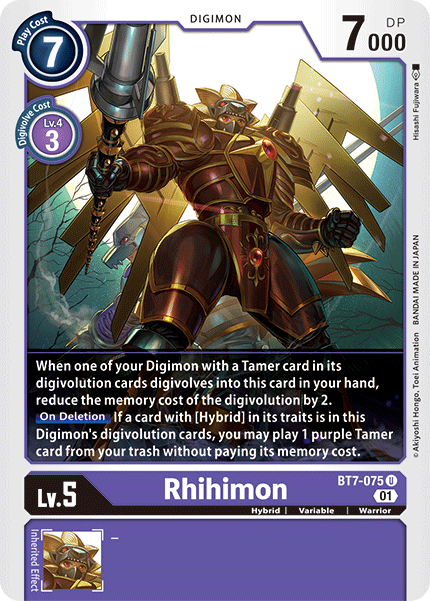Rhihimon [BT7-075] [Next Adventure] | Shuffle n Cut Hobbies & Games
