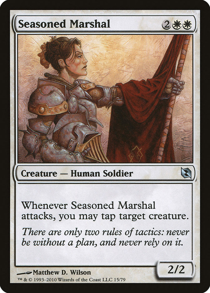 Seasoned Marshal [Duel Decks: Elspeth vs. Tezzeret] | Shuffle n Cut Hobbies & Games
