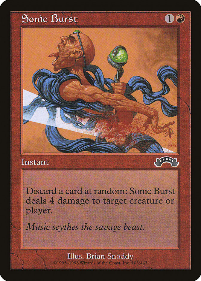 Sonic Burst [Exodus] | Shuffle n Cut Hobbies & Games