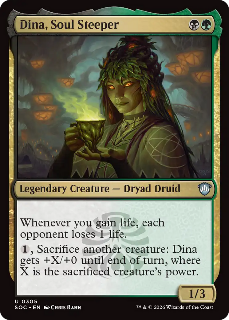 Dina, Soul Steeper [Secrets of Strixhaven Commander] | Shuffle n Cut Hobbies & Games
