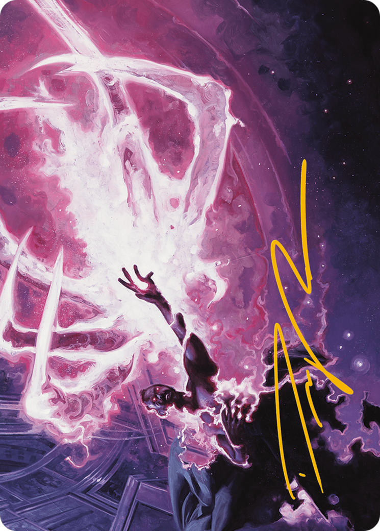 Flare of Malice Art Card (Gold-Stamped Signature) [Modern Horizons 3 Art Series] | Shuffle n Cut Hobbies & Games