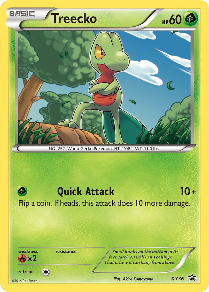 Treecko (XY36) [XY: Black Star Promos] | Shuffle n Cut Hobbies & Games