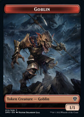 Bird (002) // Goblin Double-Sided Token [Dominaria United Tokens] | Shuffle n Cut Hobbies & Games