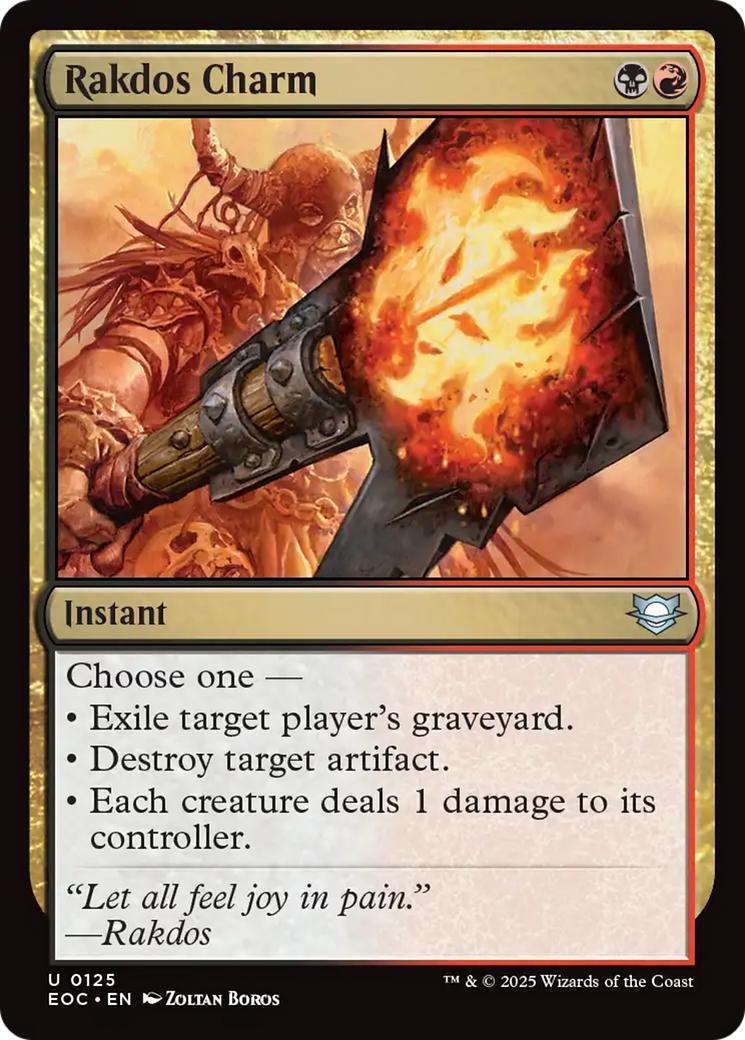 Rakdos Charm [Edge of Eternities Commander] | Shuffle n Cut Hobbies & Games