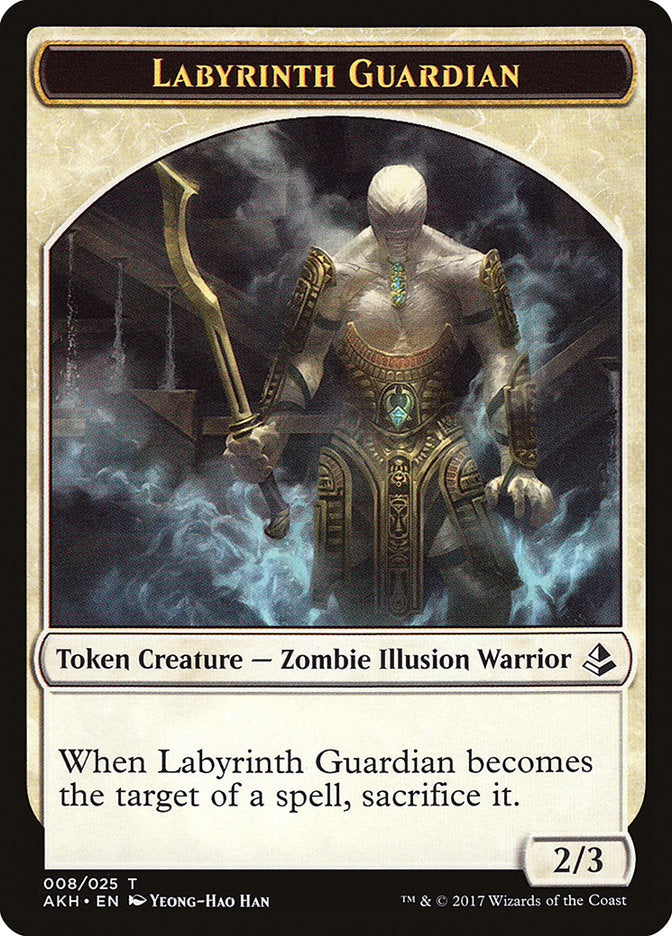 Labyrinth Guardian // Insect Double-Sided Token [Amonkhet Tokens] | Shuffle n Cut Hobbies & Games
