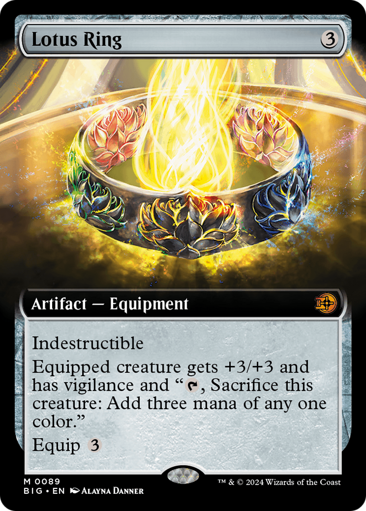 Lotus Ring (Extended Art) [Outlaws of Thunder Junction: The Big Score] | Shuffle n Cut Hobbies & Games