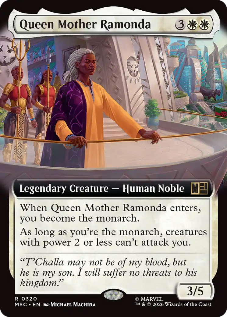 Queen Mother Ramonda (Extended Art) [Marvel Super Heroes Commander] | Shuffle n Cut Hobbies & Games