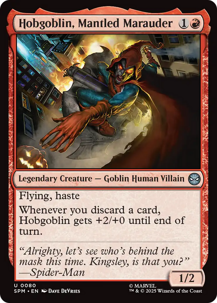 Hobgoblin, Mantled Marauder [Marvel's Spider-Man] | Shuffle n Cut Hobbies & Games
