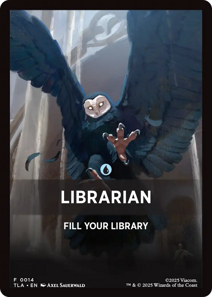 Librarian Theme Card [Avatar: The Last Airbender Tokens] | Shuffle n Cut Hobbies & Games