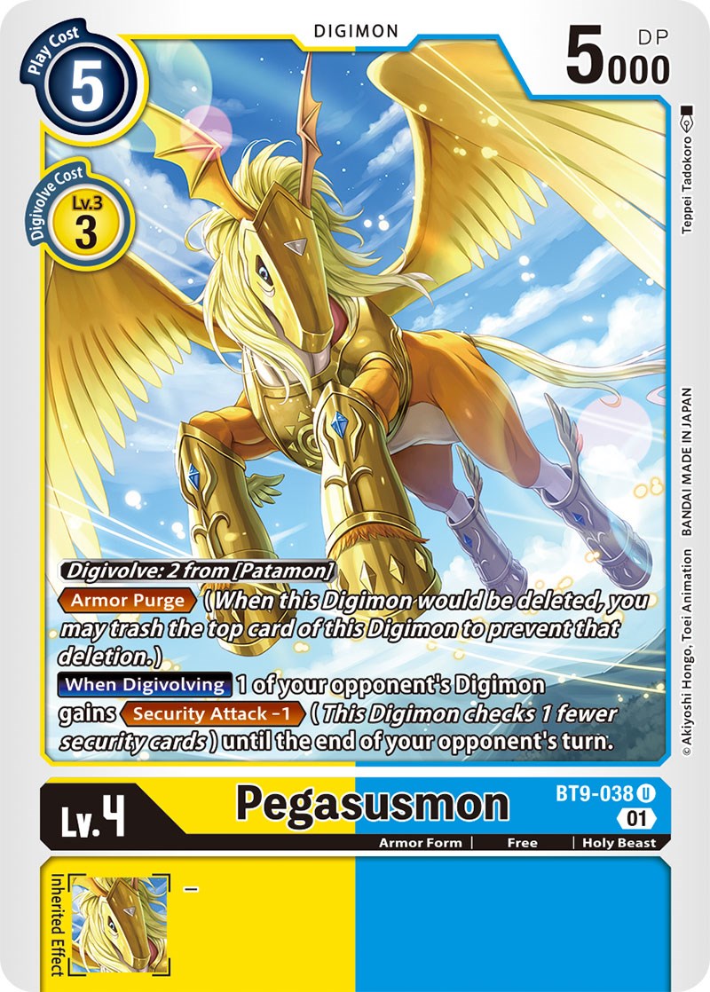 Pegasusmon [BT9-038] [X Record] | Shuffle n Cut Hobbies & Games