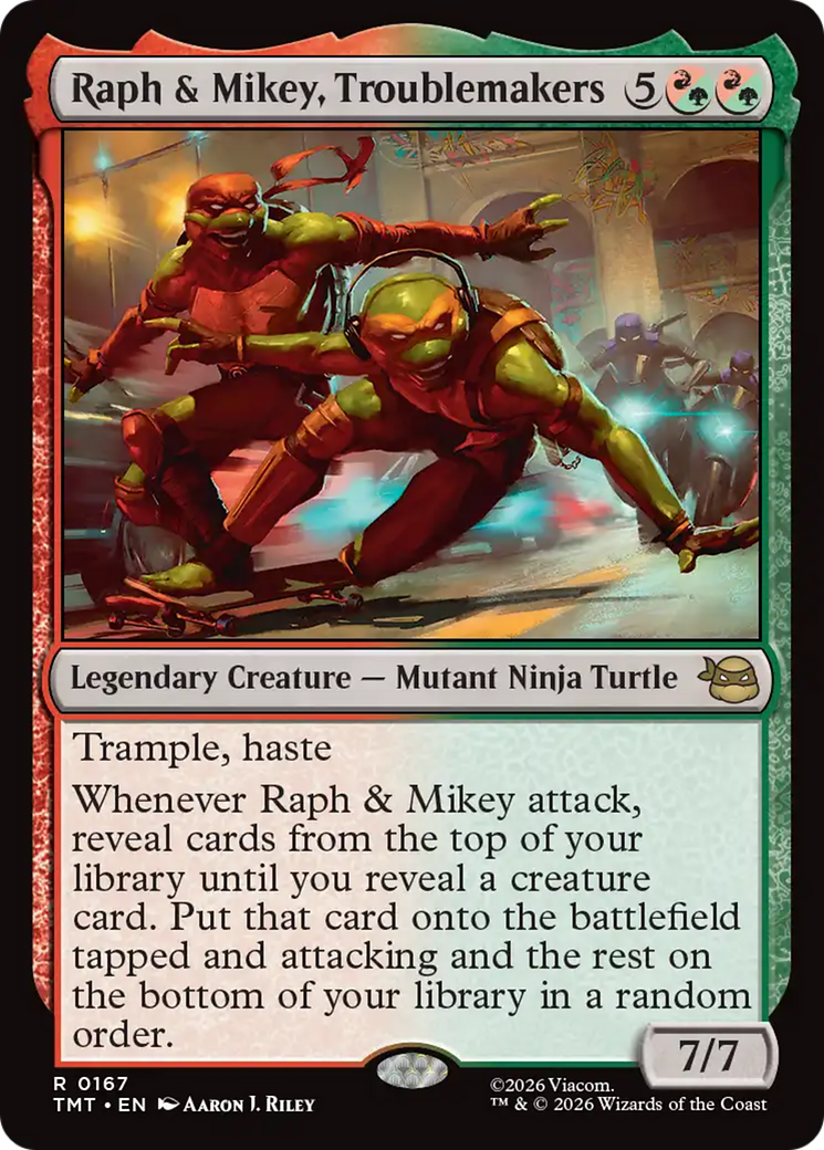 Raph & Mikey, Troublemakers [Teenage Mutant Ninja Turtles] | Shuffle n Cut Hobbies & Games