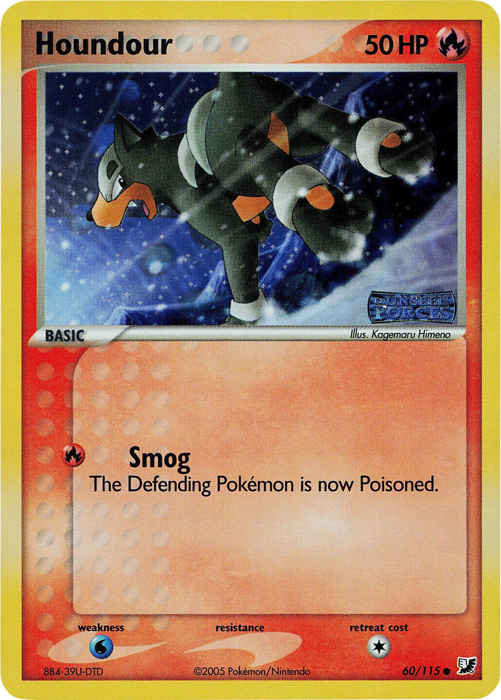 Houndour (60/115) (Stamped) [EX: Unseen Forces] | Shuffle n Cut Hobbies & Games