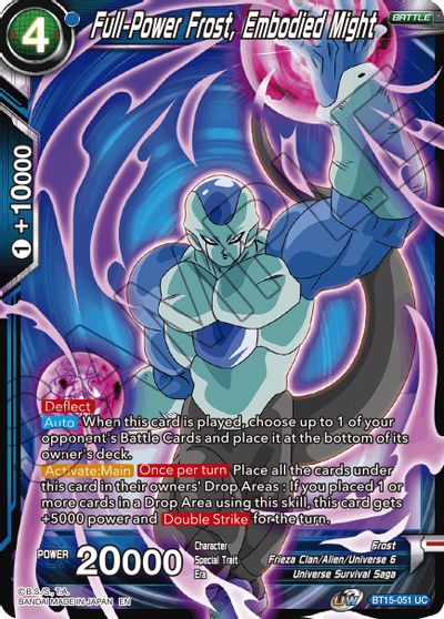 Full-Power Frost, Embodied Might (BT15-051) [Saiyan Showdown] | Shuffle n Cut Hobbies & Games