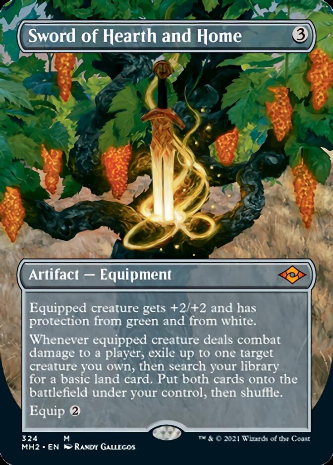 Sword of Hearth and Home (Borderless Alternate Art) [Modern Horizons 2] | Shuffle n Cut Hobbies & Games