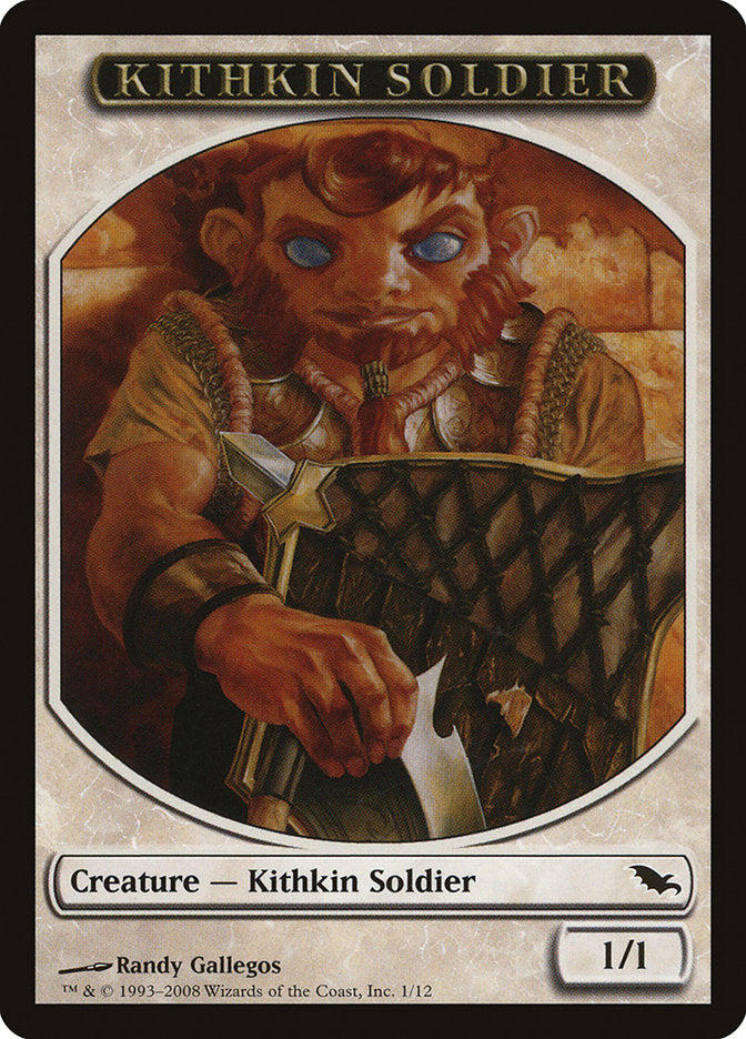 Kithkin Soldier Token [Shadowmoor Tokens] | Shuffle n Cut Hobbies & Games