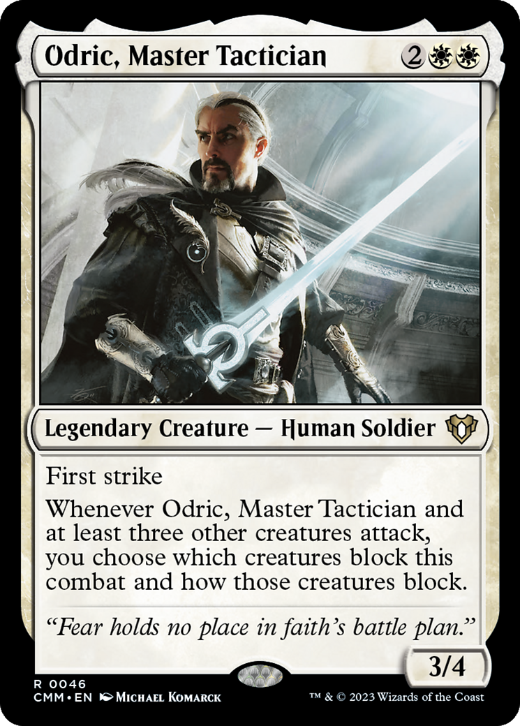Odric, Master Tactician [Commander Masters] | Shuffle n Cut Hobbies & Games