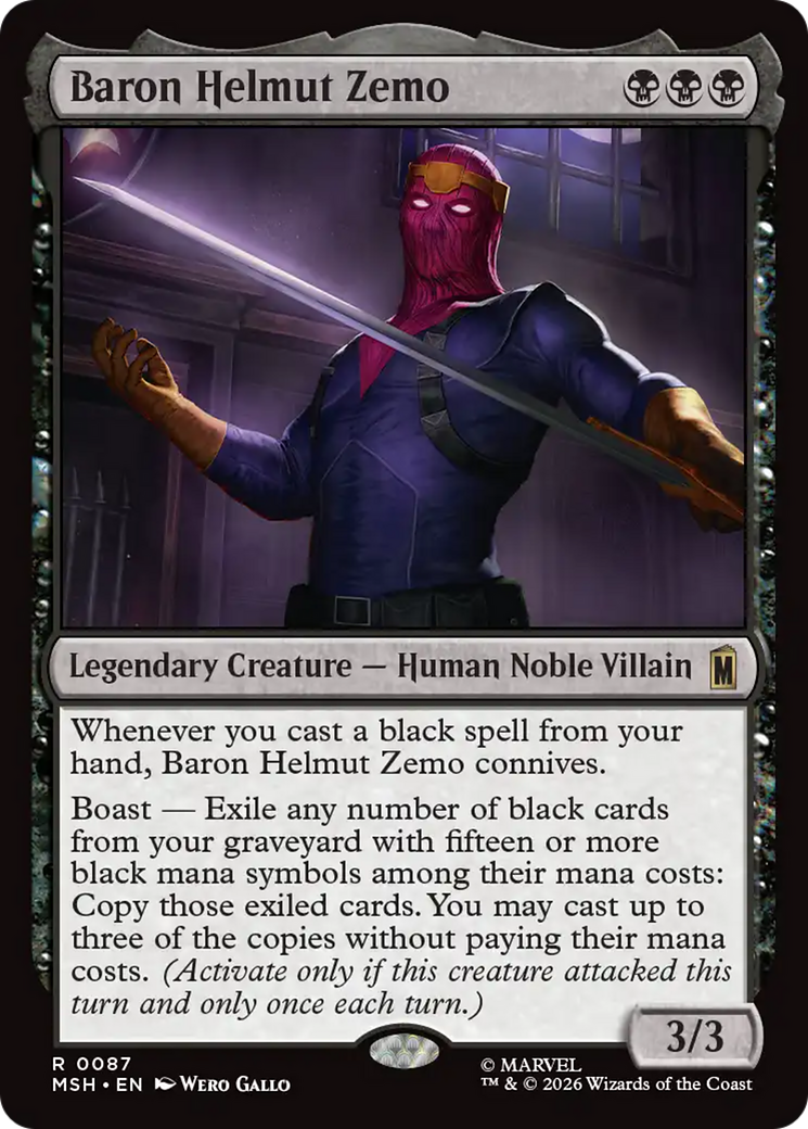 Baron Helmut Zemo [Marvel Super Heroes] | Shuffle n Cut Hobbies & Games