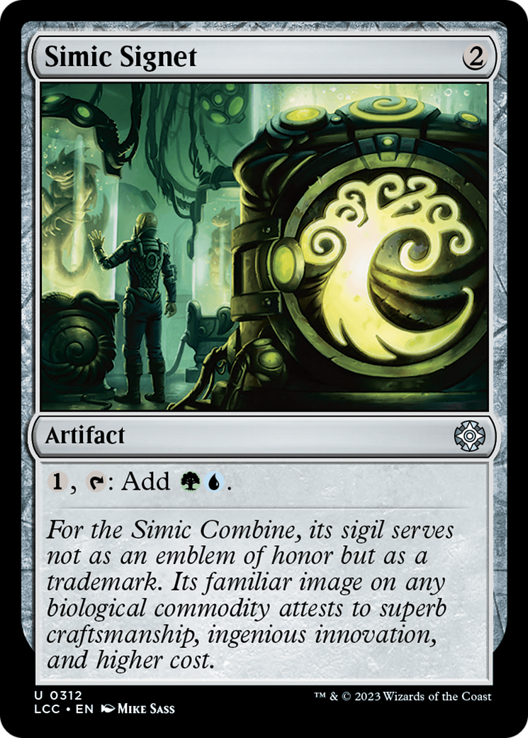 Simic Signet [The Lost Caverns of Ixalan Commander] | Shuffle n Cut Hobbies & Games