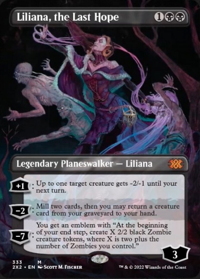 Liliana, the Last Hope (Borderless) [Double Masters 2022] | Shuffle n Cut Hobbies & Games