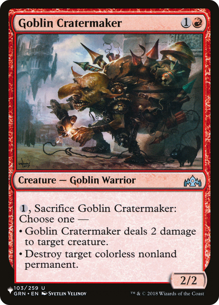 Goblin Cratermaker [The List] | Shuffle n Cut Hobbies & Games